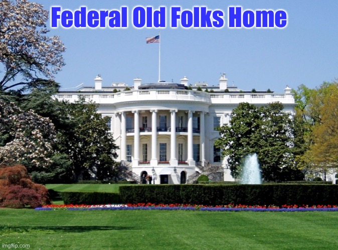 White House | Federal Old Folks Home | image tagged in white house | made w/ Imgflip meme maker