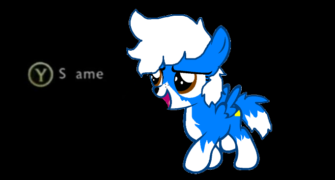 pony cloud same Blank Meme Template