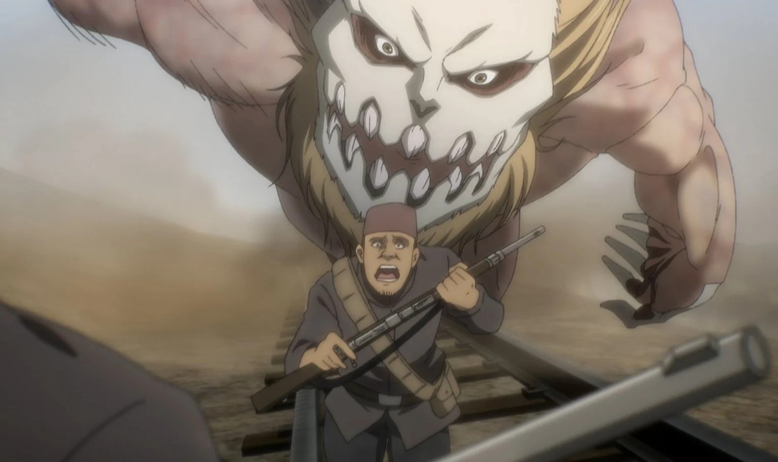 High Quality AOT Jaw Titan Blank Meme Template