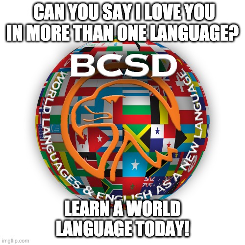 Learn Today | CAN YOU SAY I LOVE YOU IN MORE THAN ONE LANGUAGE? LEARN A WORLD LANGUAGE TODAY! | image tagged in education | made w/ Imgflip meme maker