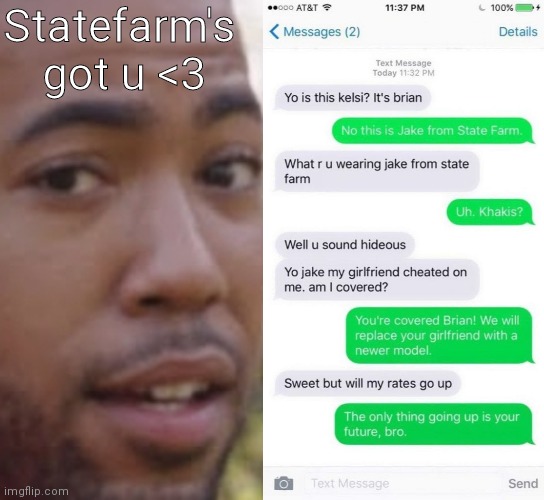 jake from state farm Memes & GIFs - Imgflip