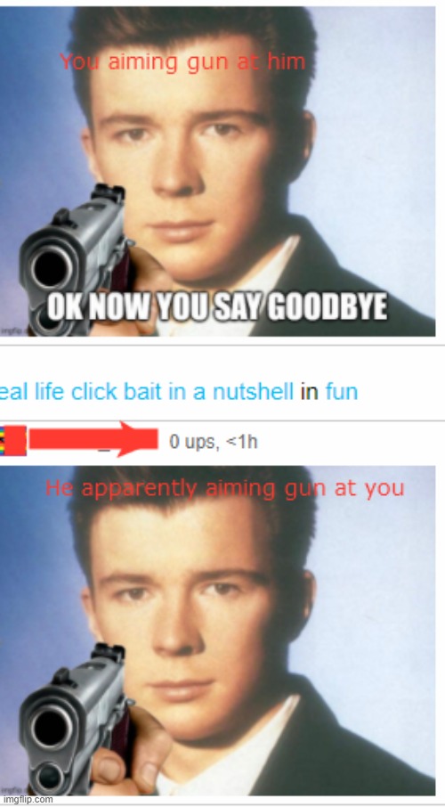 Nothing for no reason | image tagged in rick astley | made w/ Imgflip meme maker