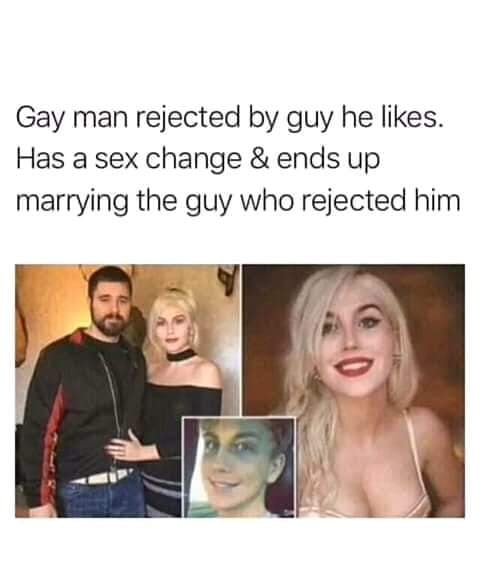 Rejected sex change Blank Meme Template