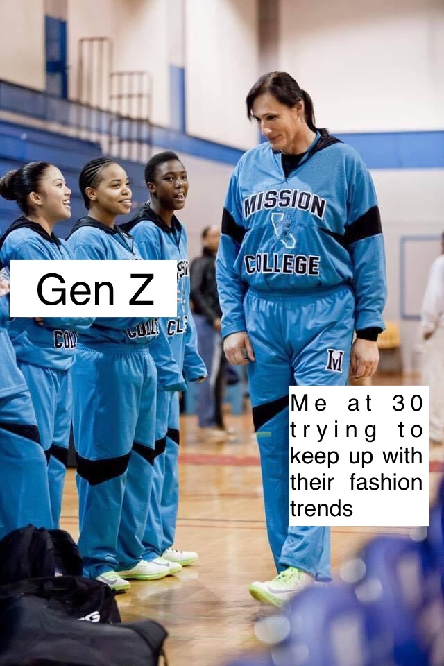 High Quality Me vs Gen Z Blank Meme Template