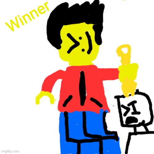 Me winning in roblox arsenal be like | Winner | image tagged in memes,blank transparent square | made w/ Imgflip meme maker