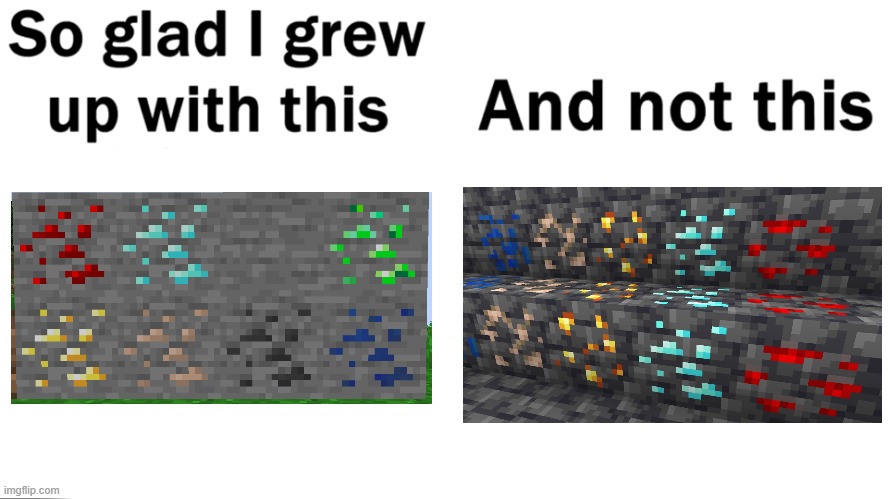 I am allowed to have an opinion (Mod note: any disrespectful comments will be deleted) | image tagged in so glad i grew up with this,my goals are beyond your understanding,minecraft | made w/ Imgflip meme maker
