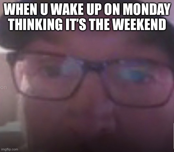 My teacher on a google meet. Feel free to use the format | WHEN U WAKE UP ON MONDAY THINKING IT’S THE WEEKEND | image tagged in memes | made w/ Imgflip meme maker