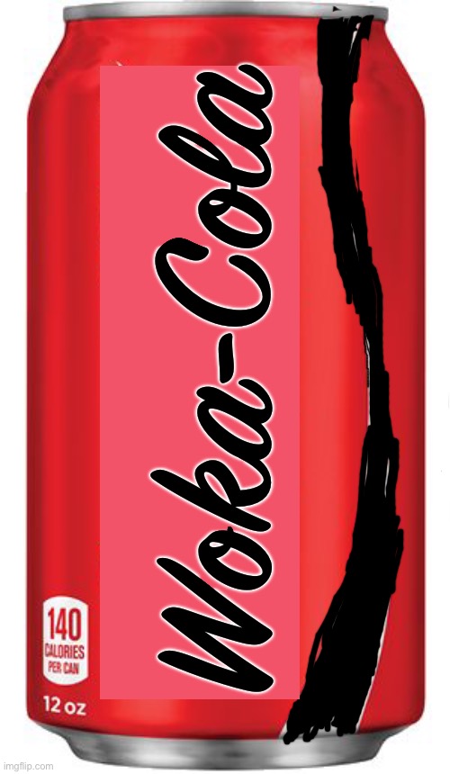Woka-ColaNow less white | Woka-Cola | image tagged in coca cola,less white,woka-cola | made w/ Imgflip meme maker