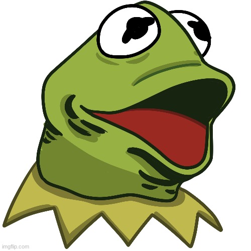 kermit the P O G | image tagged in kermit the pog,kermit | made w/ Imgflip meme maker