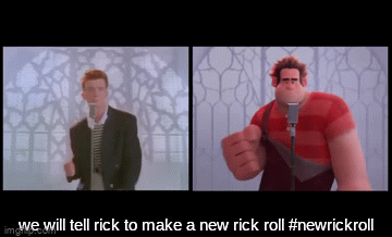 Rick Roll GIF QR Code