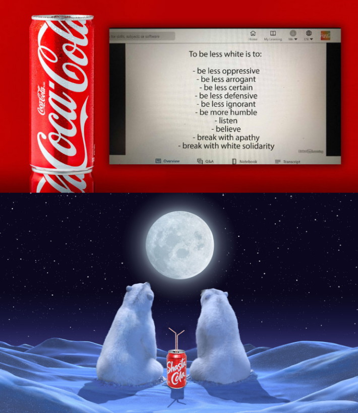 Coca-Cola discrimination Blank Meme Template