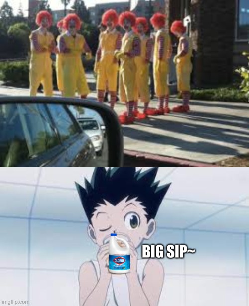 image tagged in gon drinks bleach | made w/ Imgflip meme maker