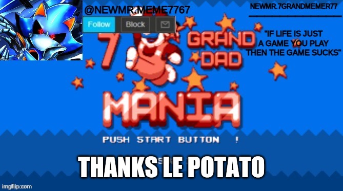 THANKS LE POTATO | made w/ Imgflip meme maker