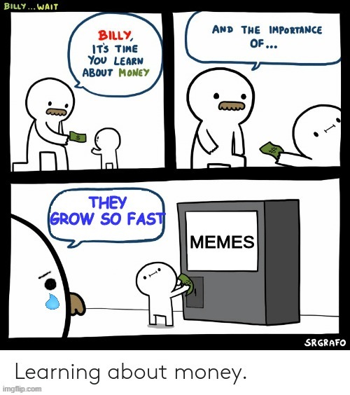 R - Billy Learning About Money | image tagged in billy learning about money | made w/ Imgflip meme maker