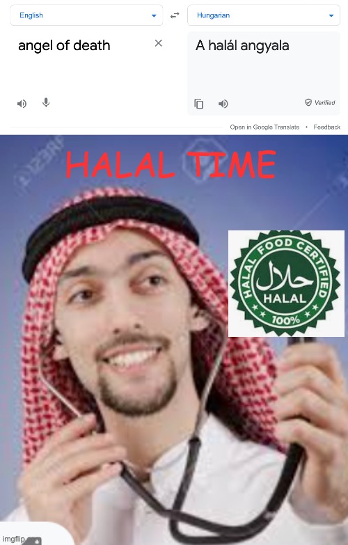 HALAL TIME | made w/ Imgflip meme maker