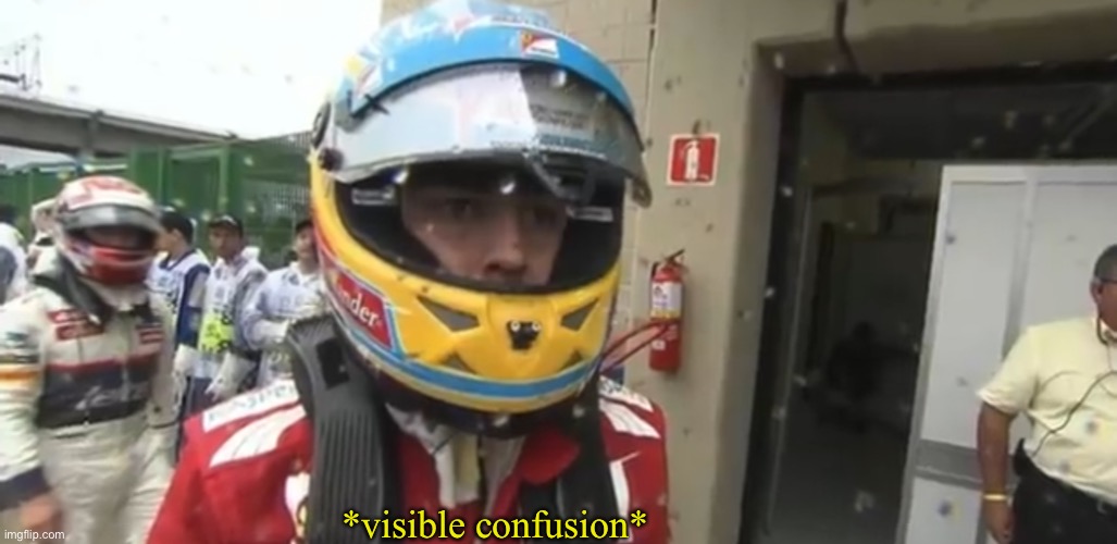 Confused Alonso Blank Meme Template