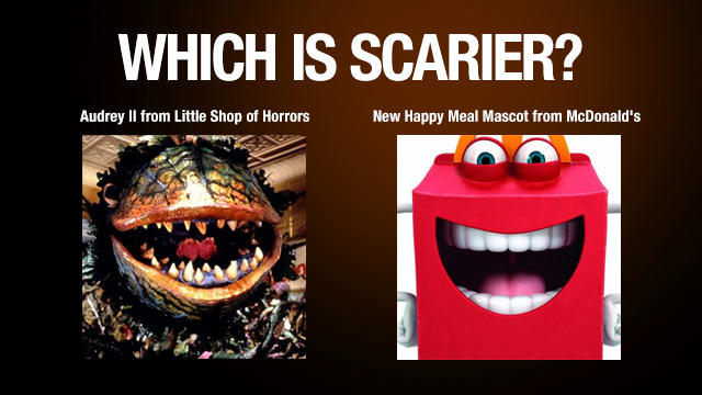 Which is scarier happy meal Blank Meme Template