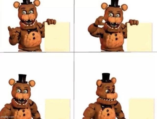 withered freddy's plan Blank Meme Template
