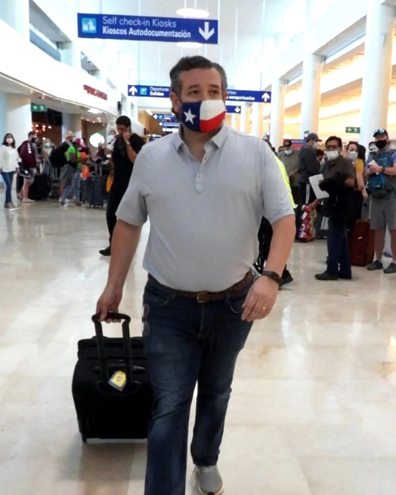 High Quality Ted Cruz Mexico Vacation Blank Meme Template