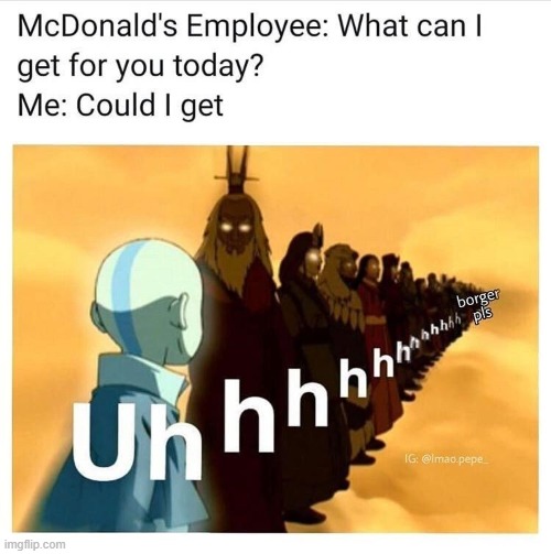 borger pls | image tagged in lol | made w/ Imgflip meme maker