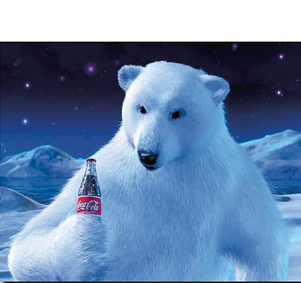 High Quality Coke bear Blank Meme Template