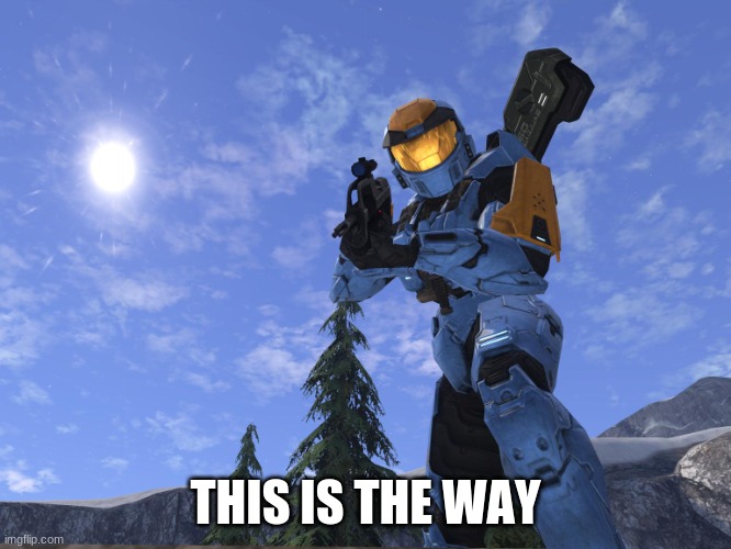 Demonic Penguin Halo 3 | THIS IS THE WAY | image tagged in demonic penguin halo 3 | made w/ Imgflip meme maker