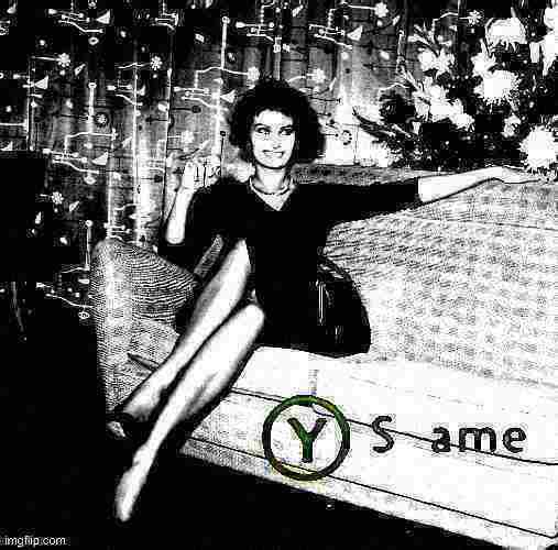 High Quality Y Same Sophia Loren deep-fried 2 Blank Meme Template