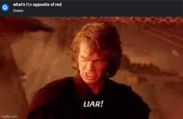 image tagged in anakin liar | made w/ Imgflip meme maker