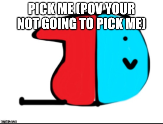 berd switch | PICK ME (POV YOUR NOT GOING TO PICK ME) | image tagged in berd switch | made w/ Imgflip meme maker