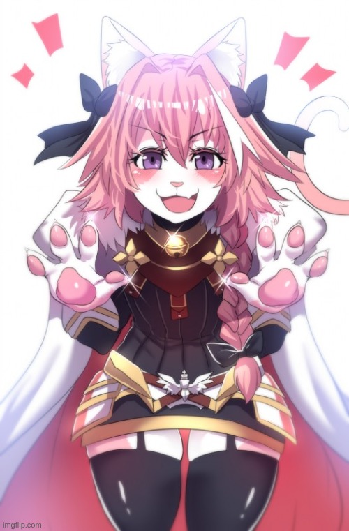 Hey Look what i found! | image tagged in astolfo,furry | made w/ Imgflip meme maker