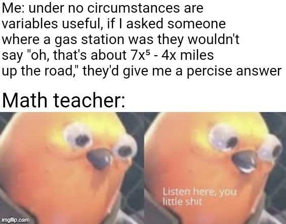 Listen here you little | image tagged in listen here you little shit bird,team fortress 2 | made w/ Imgflip meme maker