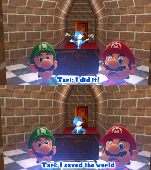 tari I did it Blank Meme Template