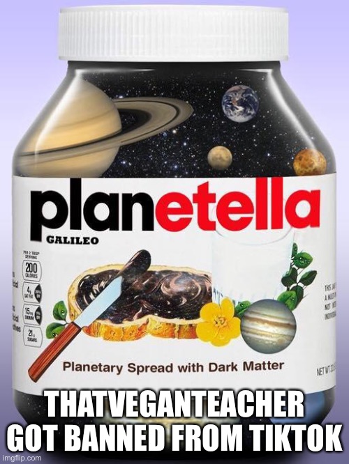 Just in case you are having a bad day | THATVEGANTEACHER GOT BANNED FROM TIKTOK | made w/ Imgflip meme maker