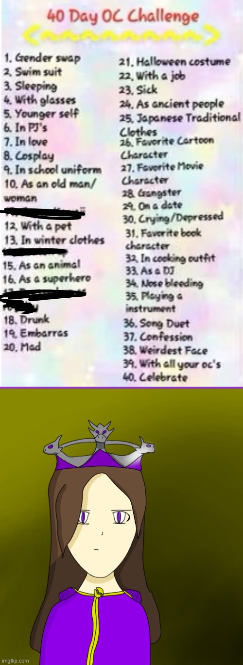 Day 3 - Dressed Up as Royalty (The First One Was All Pixelated) | made w/ Imgflip meme maker