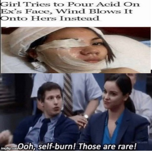 Self burn indeed (this is not an AI meme but i do not care for society's rules lol lmao uwu) | image tagged in certified bruh moment | made w/ Imgflip meme maker
