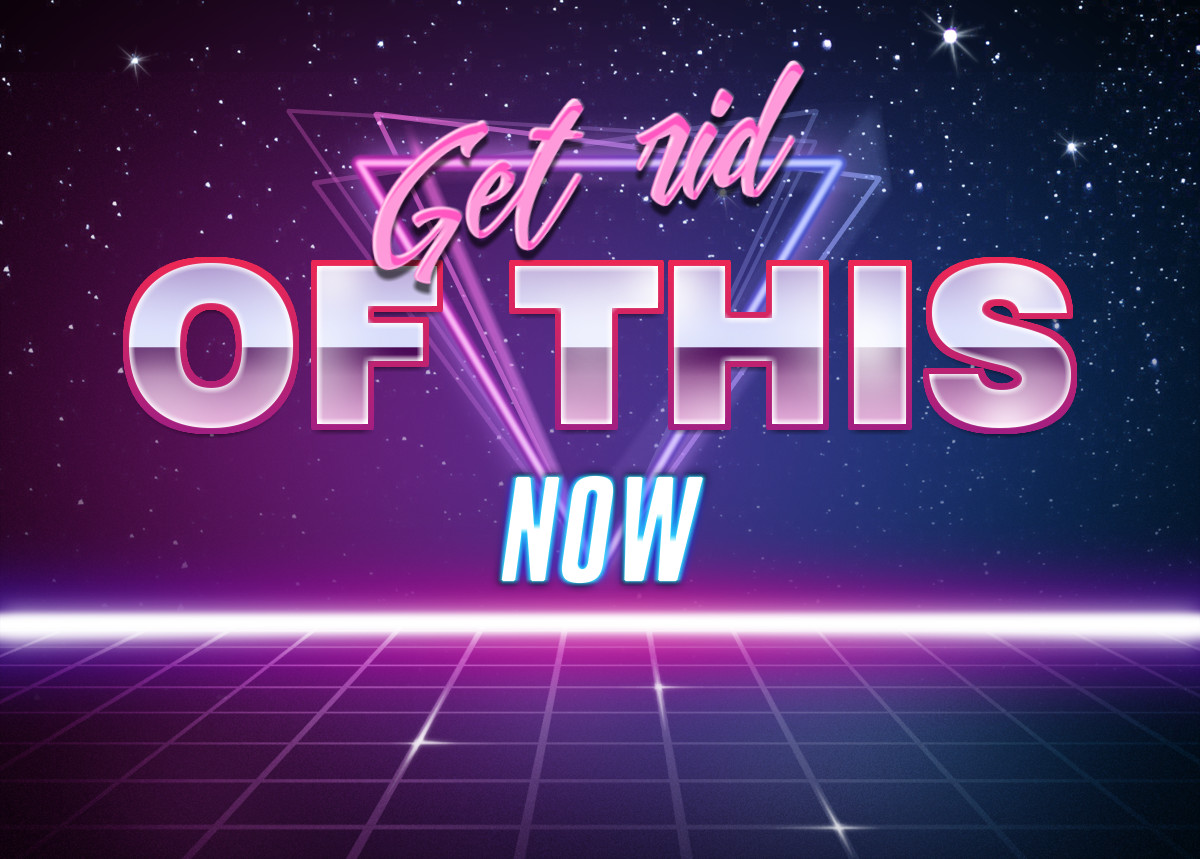 Get rid of this now Blank Meme Template