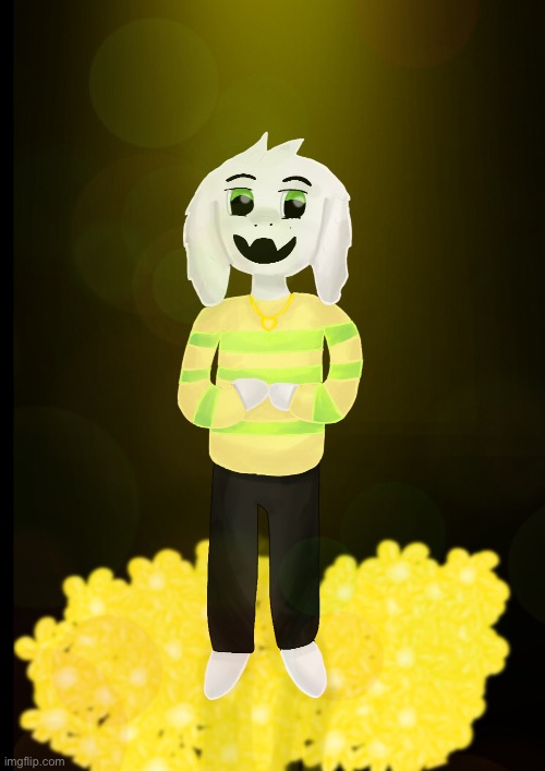 There was an attempt | image tagged in art,asriel,undertale | made w/ Imgflip meme maker