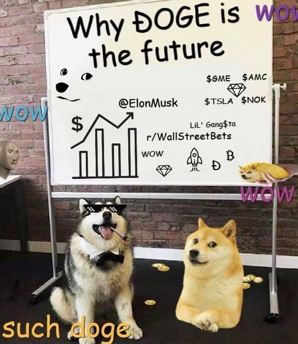 Doge and Lil’ G Blank Meme Template
