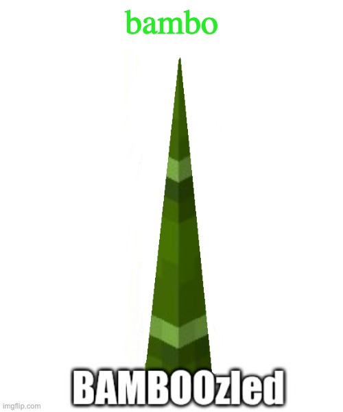 bamboo | bambo | image tagged in bamboozled | made w/ Imgflip meme maker