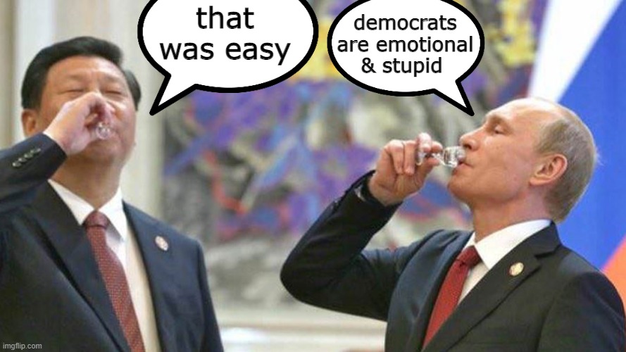 that was easy democrats are emotional & stupid | made w/ Imgflip meme maker
