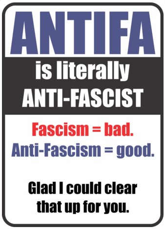Antifa anti-fascist Blank Meme Template