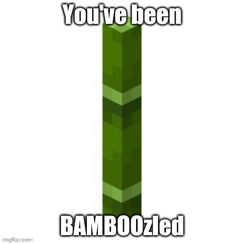 BAMBOOzled | image tagged in bamboozled | made w/ Imgflip meme maker