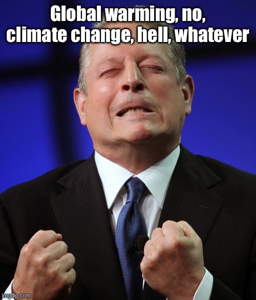 Al gore | Global warming, no, climate change, hell, whatever | image tagged in al gore | made w/ Imgflip meme maker