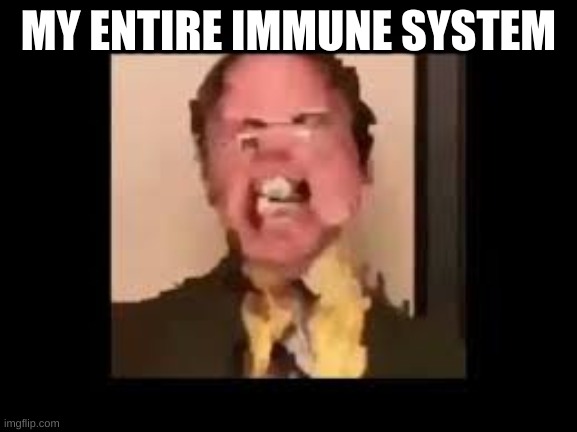 MY ENTIRE IMMUNE SYSTEM | made w/ Imgflip meme maker