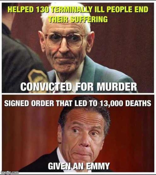 Cuomo Is the new Kevorkian | image tagged in andrew cuomo,deaths,new york | made w/ Imgflip meme maker