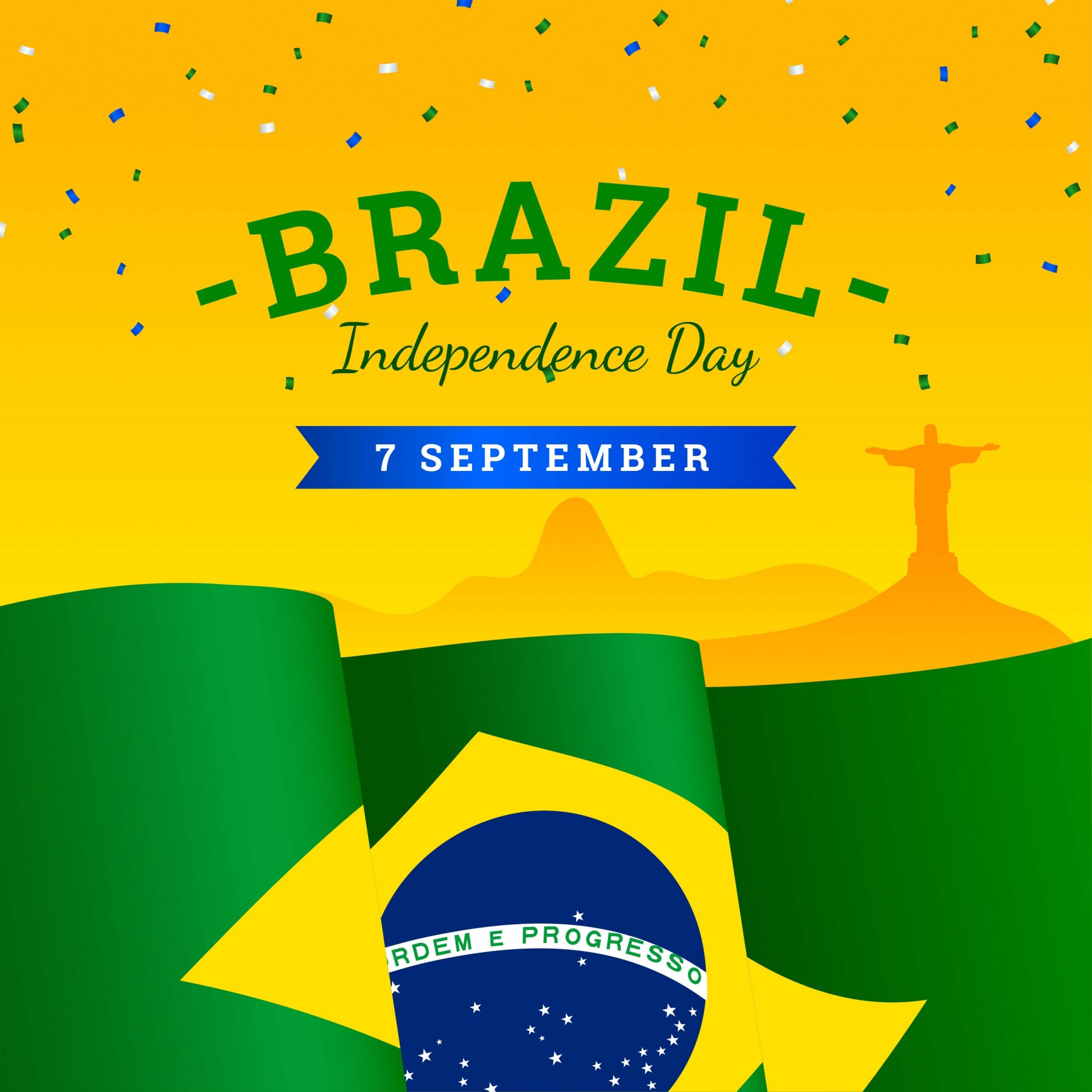 brazil independence day Blank Meme Template