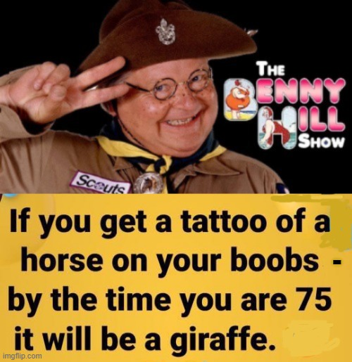Benny Hill Show |  - | image tagged in bouncing boobs | made w/ Imgflip meme maker