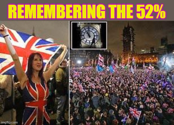 Remembering the 52% | REMEMBERING THE 52% | image tagged in brexit | made w/ Imgflip meme maker