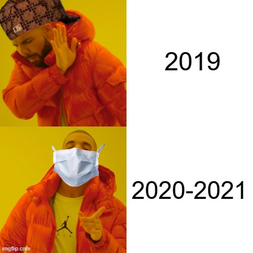 Drake Hotline Bling Meme | 2019; 2020-2021 | image tagged in memes,drake hotline bling | made w/ Imgflip meme maker