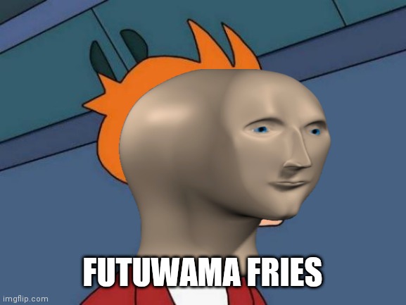 FUTUWAMA FRIES | image tagged in futurama fry | made w/ Imgflip meme maker